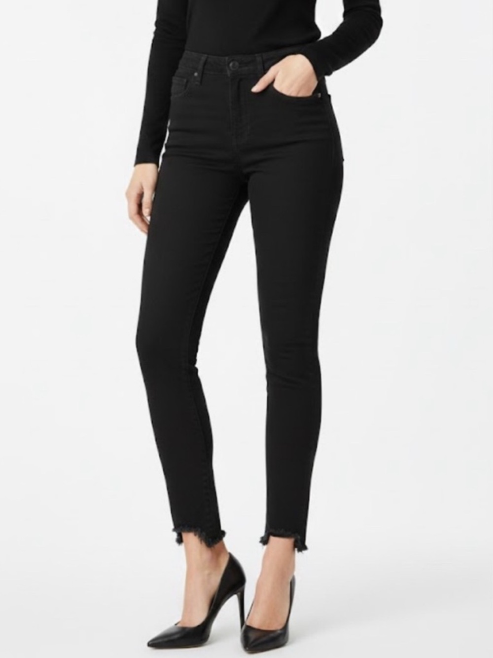 Abercrombie & Fitch The Super Skinny Ankle High-Rise Curve Love Jeans